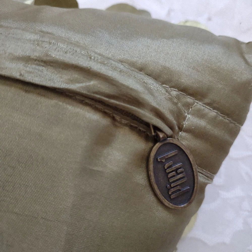 Pier 1 Satin Green Decorative Pillow